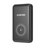 Canyon PB-1001 Wireless Charger Powerbank 10000mAh 18W PD,QC 3.0 Black - CNS-CPB1001B
