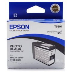 Ink Epson T5801 C13T580100 Photo Black - 80ml