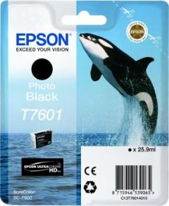 Ink Epson T7601 C13T76014010 Ultrachrome HD Photo Black - 26ml