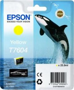 Ink Epson T7604 C13T76044010 Ultrachrome HD Yellow - 26ml