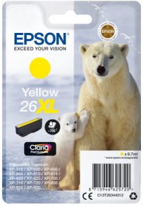 Ink Epson T263440 XL Yellow with pigment ink