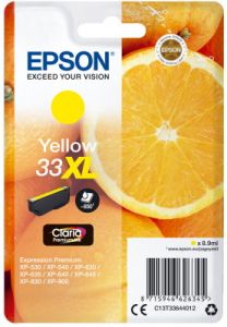 Ink Epson 33XL C13T33644012 Claria Premium  Yellow 8.9ml