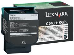Toner Laser Lexmark C540H1K Black Standard Yield 2.5K Pgs