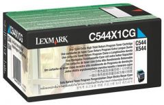 Toner Laser Lexmark C544X1C Cyan High Yield 4K Pgs