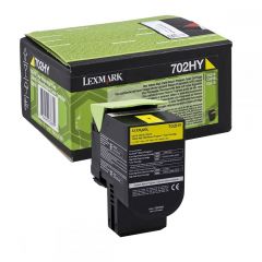 Toner Laser Lexmark 70C2HY0 High Yield Yellow -3k Pgs