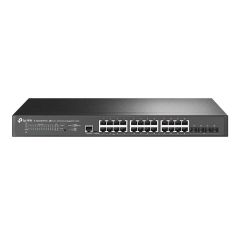 Tp-Link TL-SG3428XPP-M2 JetStream 24-Port Gigabit L2+ Managed Switch with 4 10GE SFP+ Slots and UPS Power Supply