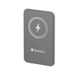 Verbatim Charge 'n' Go Magnetic Wireless Power Bank 5000 Grey